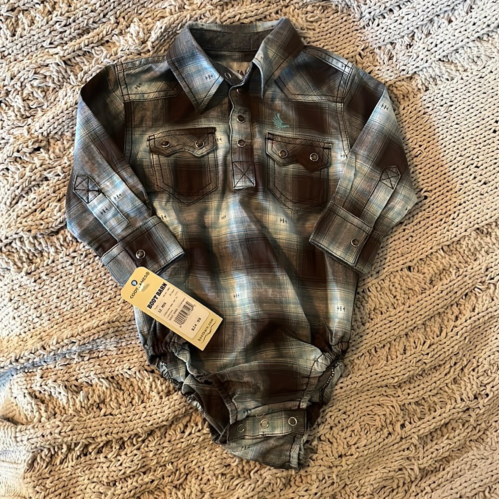NWT Cody James Western onesie size 12 months